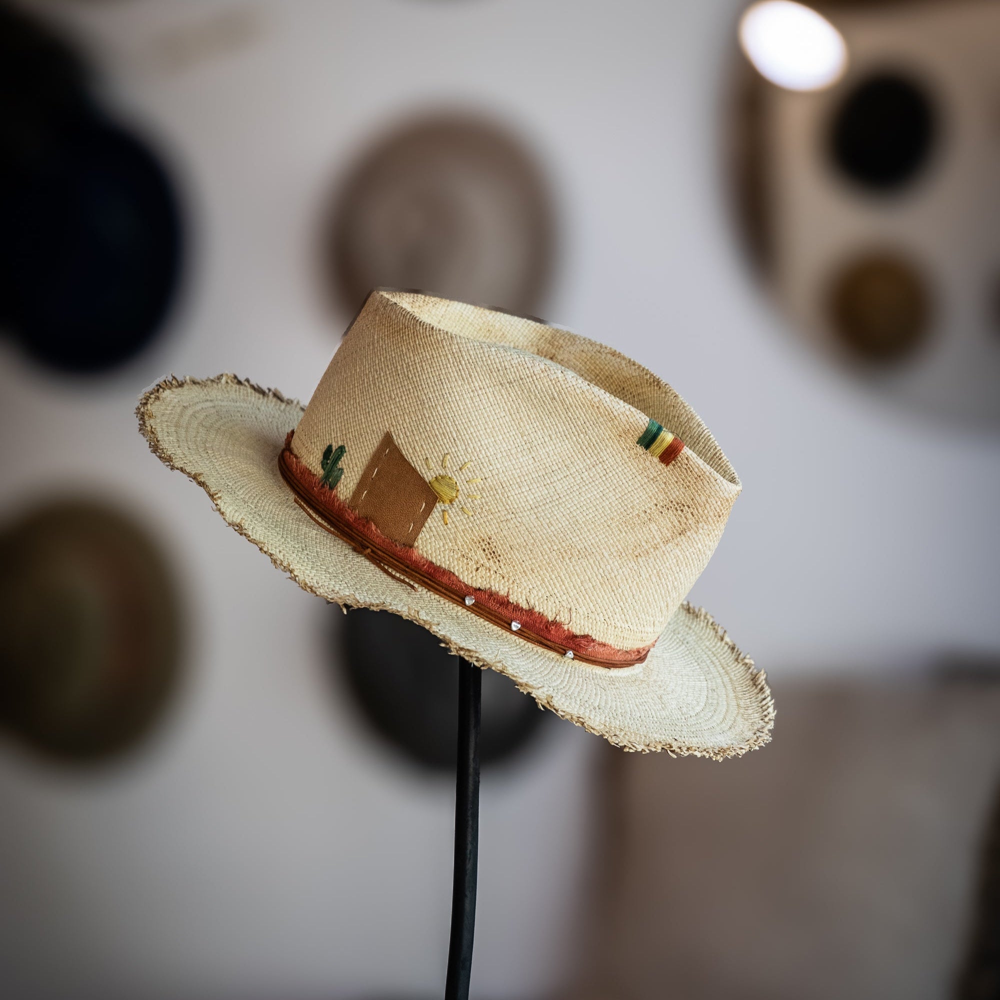 agnès b. homme panama hat in a size L woven Panama Hat Elegant shade - Wide brim elegance by Bigalli  main image 2